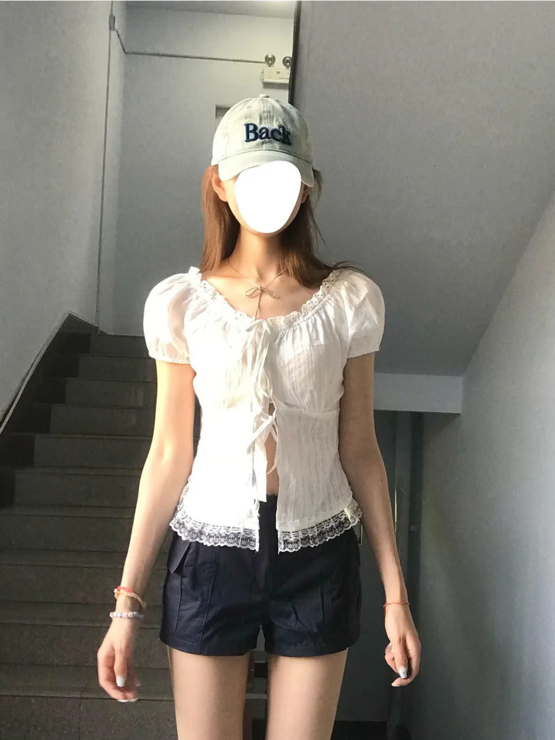 American Retro Washed Outdoor Casual Elastic Five-Point Shorts Women Summer Loose Quick Dry Thin Sporty Pants
