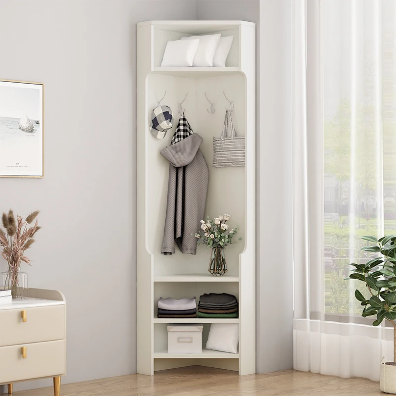 

9U corner cabinet hanger corner wardrobe side cabinet side coat rack hanging bedroom floor light luxury hotel furniture