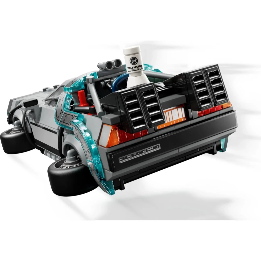 IN STOCK NEW MOC Back to the Future Time Machine Sports Car Building Block Model Bricks DIY Toy Birthday Christmas Gifts view 5