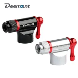 Deemount CO2 Pump Nozzle For 3/8-24 Threaded Cartridge Fits Schrader Presta W/ Foam Casings 33/25/16/12/8Gr. Cylinder Inflator