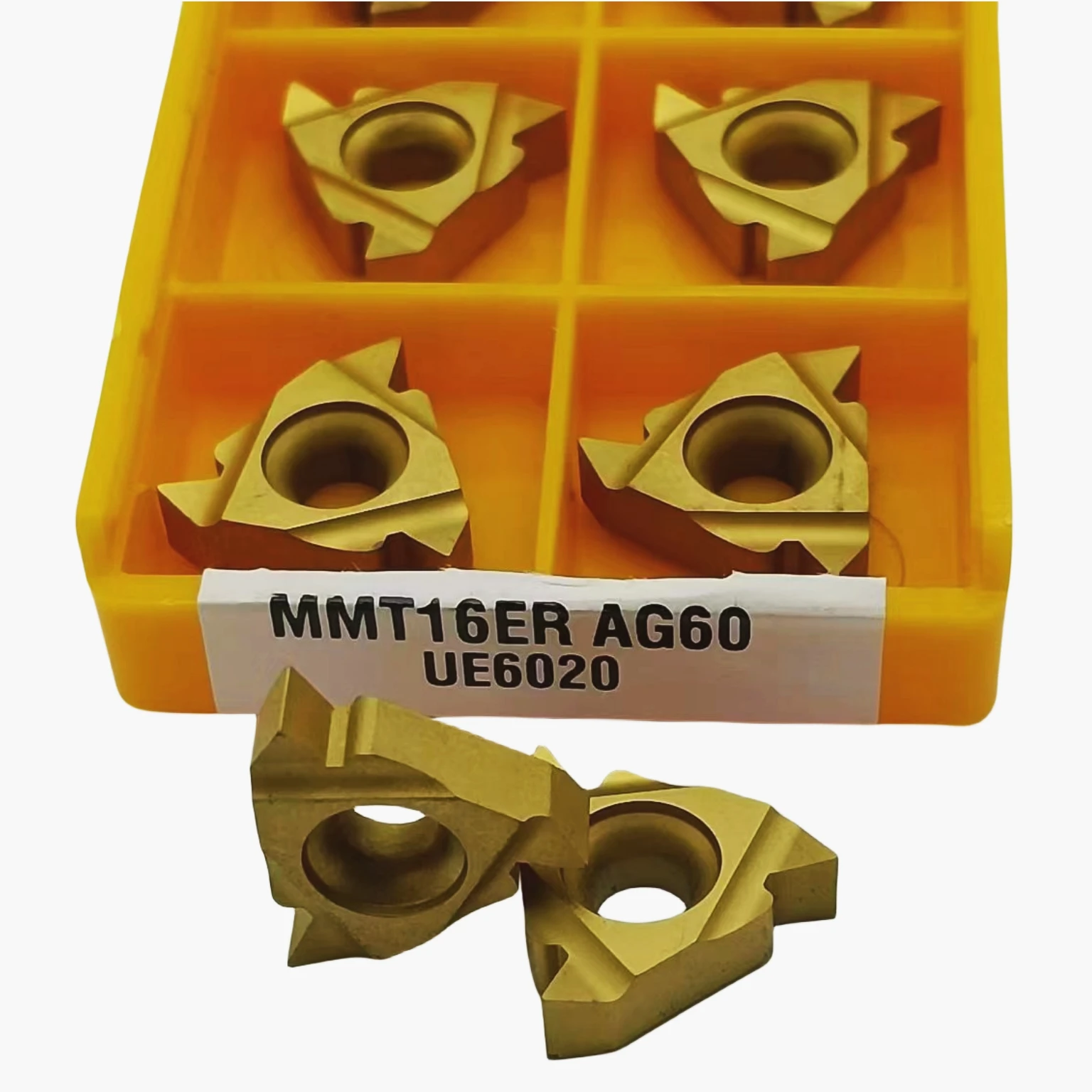 Herramienta de torneado de hilo de aleación dura mmt16er mmt16ir ag60, cortador de fresado cnc, cortador de hilo ue6020 vp15tf
