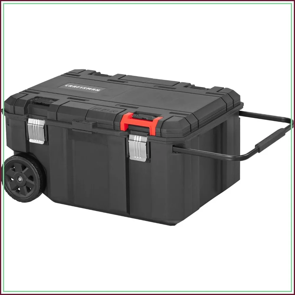 30 Gallon Rolling Tool Chest with Quick Access Storage and Portable Stacking Tool Box