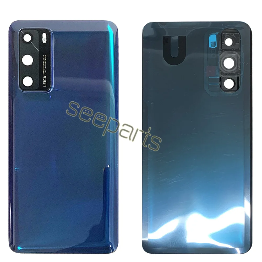 For Huawei P40 Pro Battery Cover Rear Door Housing Back Case For Huawei P40 Battery Cover With Camera Glass Lens