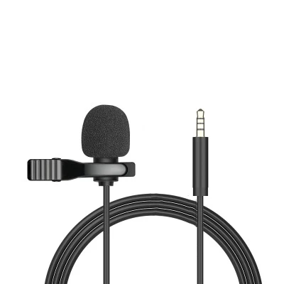 1.5m Draagbare USB Mini Lavalier Microfoon USB/3.5mm/Type-C Metalen Clip Revers Microfoon condensator Microfoon Voor PC Laptop Mobiele Telefoon - afbeelding 1