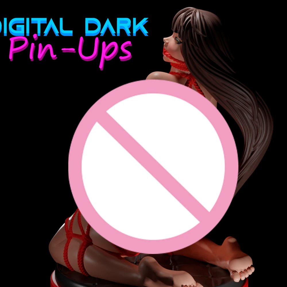 1:24 Shibari สาวผูก SM FUTA NSFW 3d พิมพ์เรซิ่นชุดของเล่น Gk Unpainted ตุ๊กตา WaiFu Diy ประกอบรูปปั้นตัวเลขของเล่น
