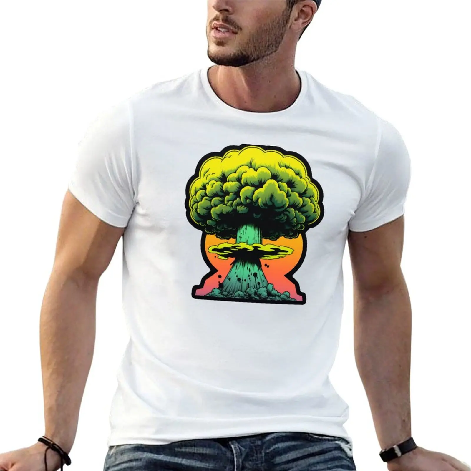 Camiseta Nuclear Explosion WW3 para hombre, camiseta 100 por ciento algodón, camiseta de algodón para hombre