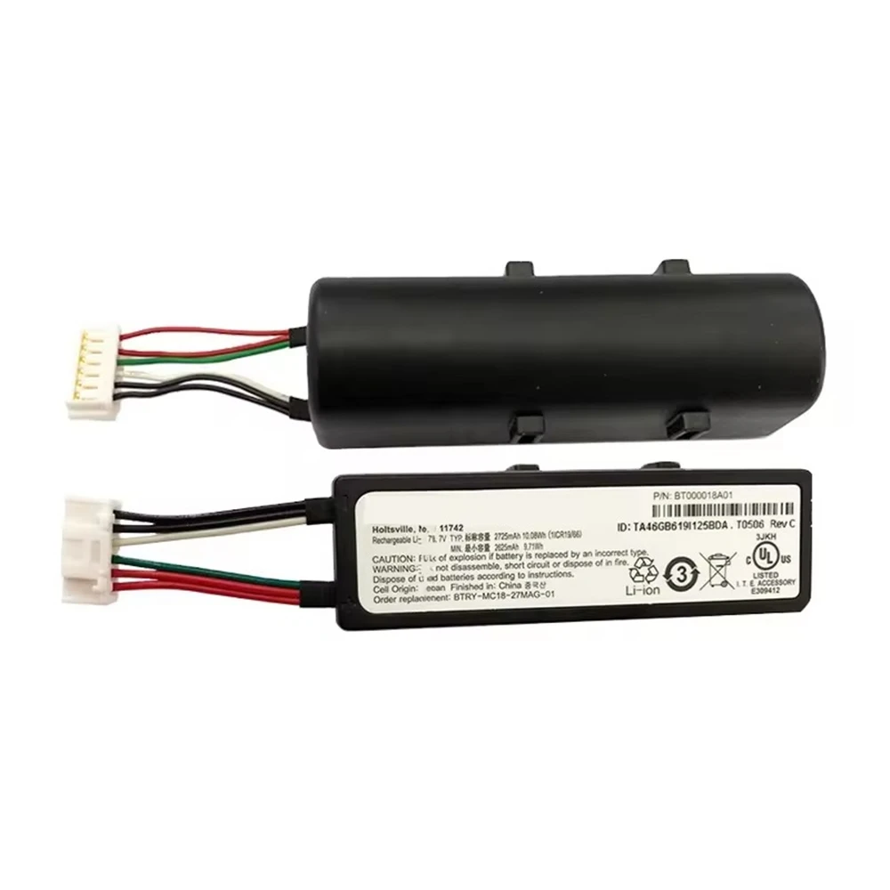 Replacement Battery For Zebra MC18, MC18N0 BTRY-MC18-27MAG-01 2725mAh Barcode Scanner