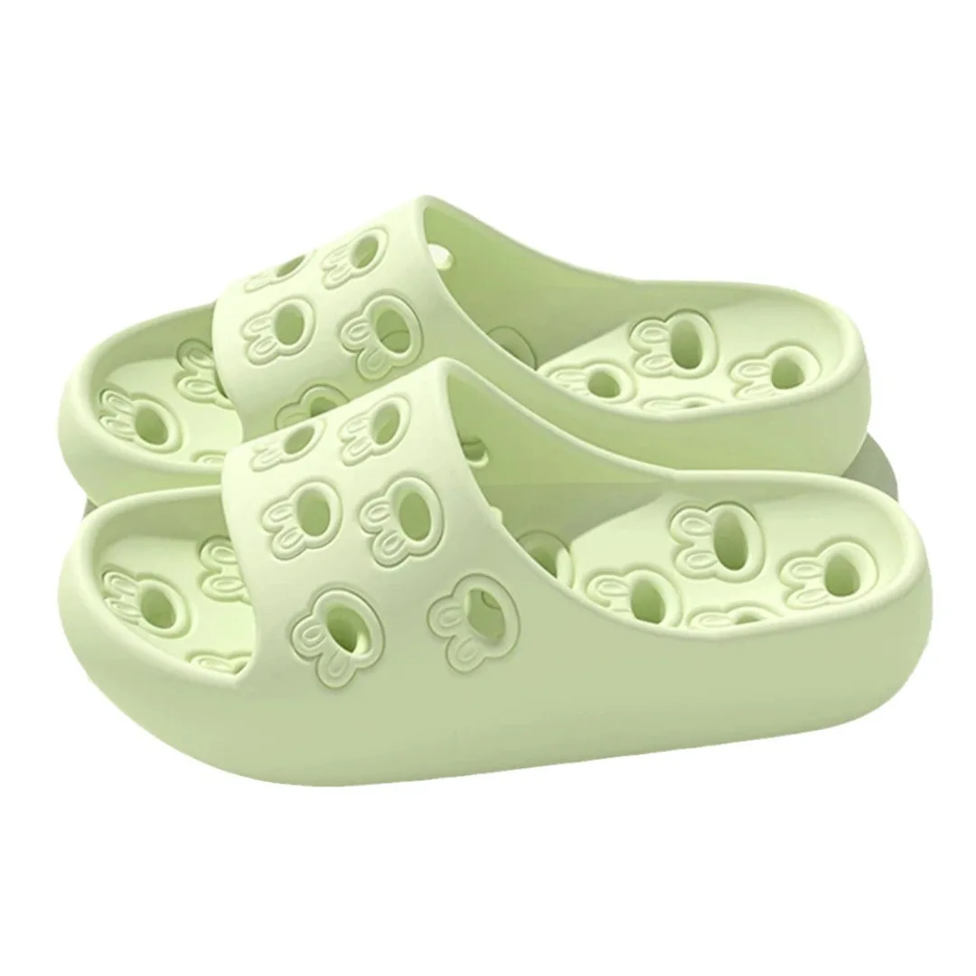 أحذية الحمام المنزلية المضادة للانزلاق عديمة الرائحة، صنادل منزلية داخلية للرجال، صنادل سريعة الجفاف للنساء #5