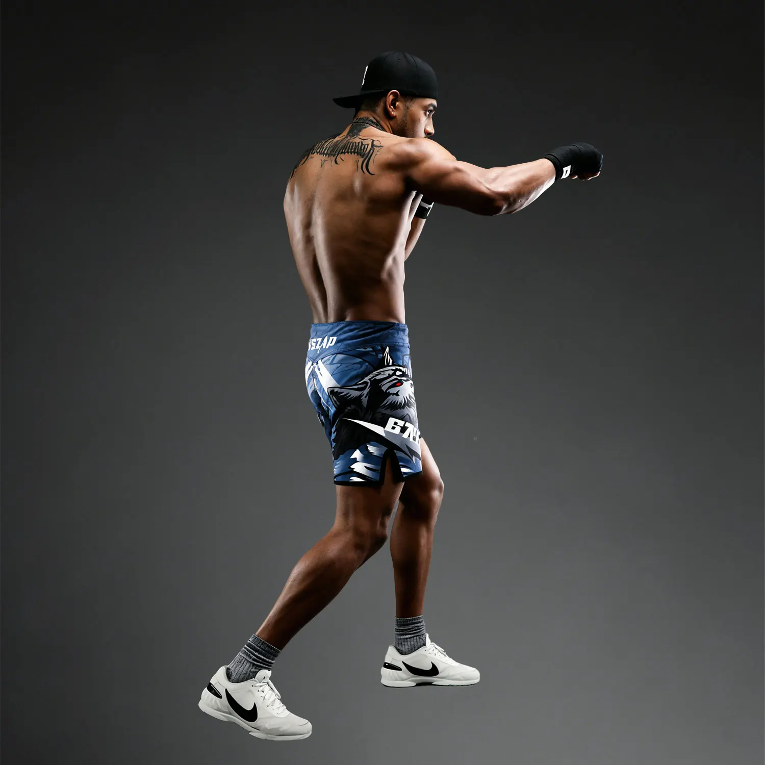 VSZAP Fury Fighting Shorts for Men, Boxing Sports Training, Quick-Dry Muay Thai Fighting, MMA Half-Pants