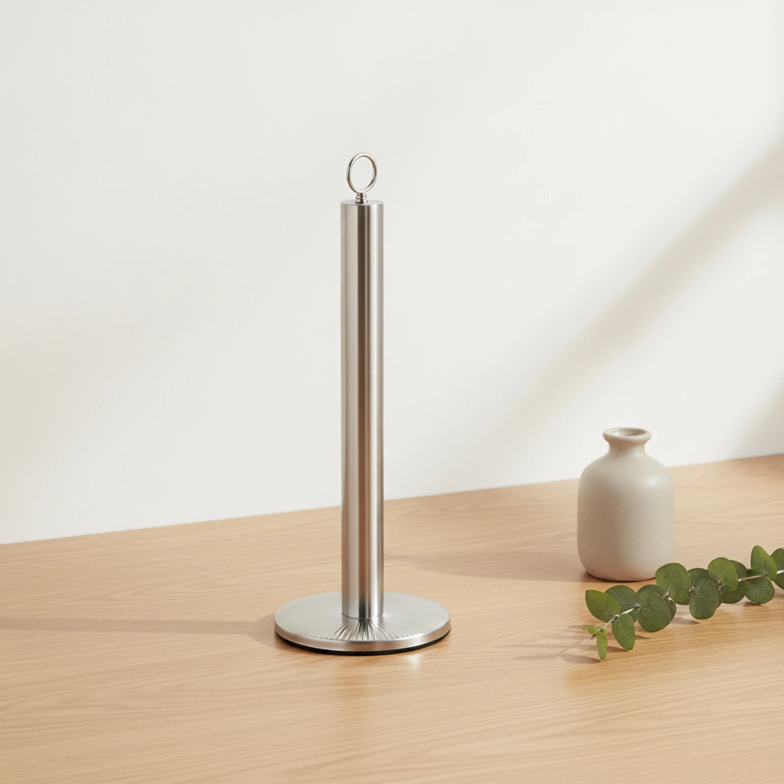 Paper Towel Holder Countertop Freestanding Paper Towel Holder Rust-Proof Stable for Kitchen