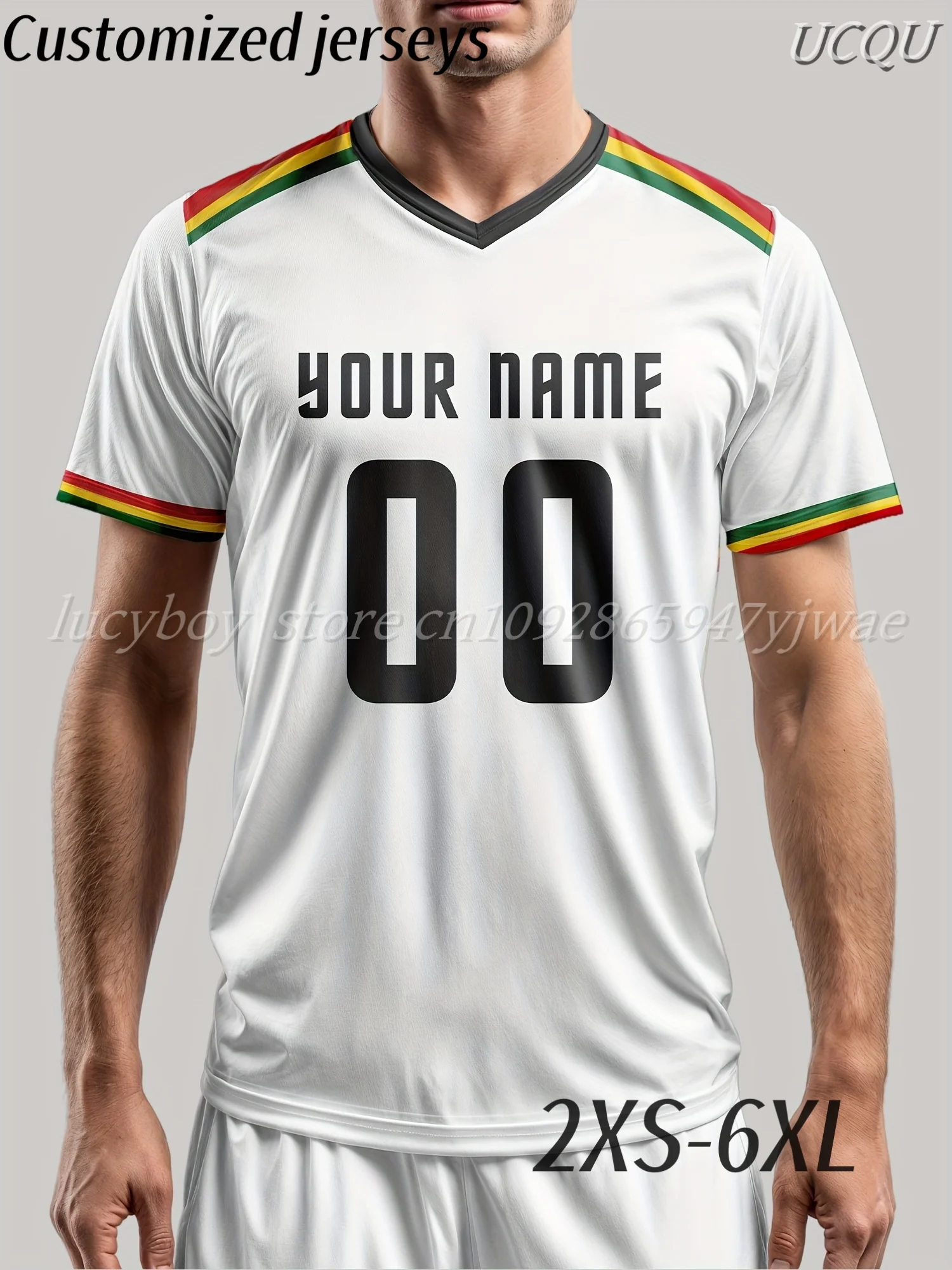 

1 Pc Customized Personalized Men White V-Neck Number Name Any Text men training Basketball Jerseys T-Shirt Men Clothing