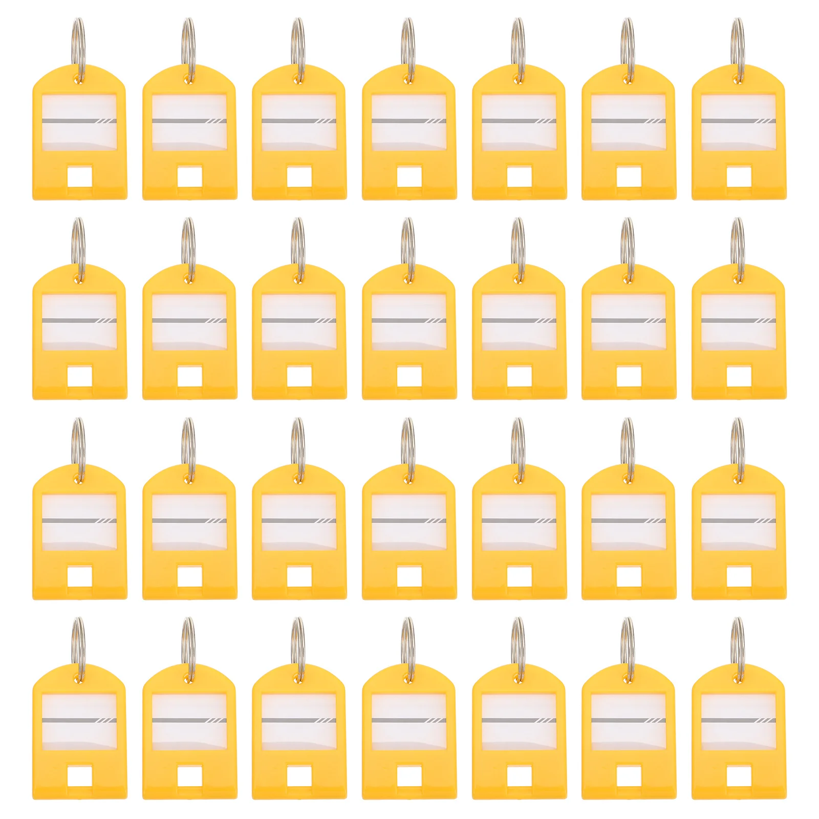 50 قطعة تسميات المفاتيح البلاستيك معرف العلامة الأمتعة معرف سبليت الدائري لفندق رياضة ساونا النوم رقم اسم العلامة التبعي #4
