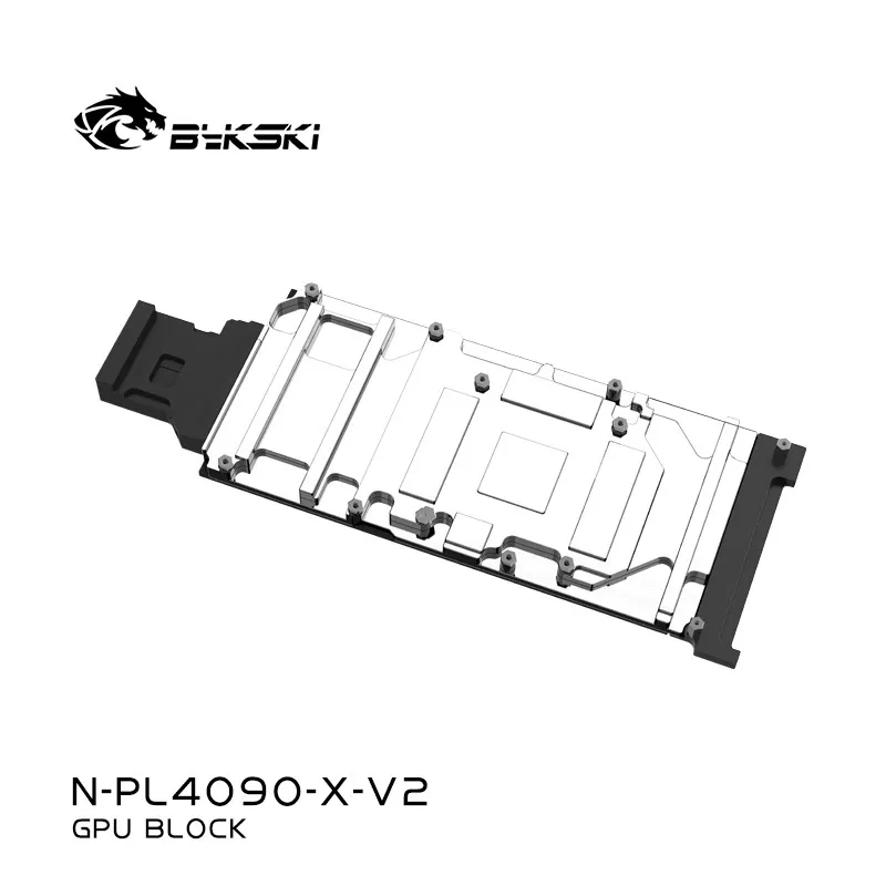 

Блок водяного охлаждения графического процессора Bykski для охладителя воды видеокарты Peladn, цельнометаллический водяной охладитель, компьютерная охлаждающая часть, радиатор