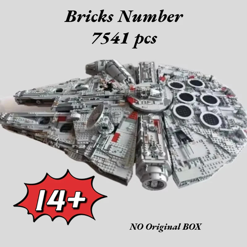 Neu in UCS The Large Millennium Ship Falcon Bausteine Ziegel Spielzeug für Kinder Erwachsene