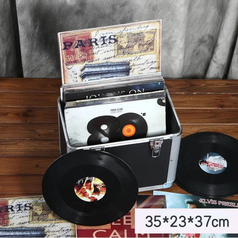 トップオープン分離アルミツールボックス 10/12 インチ DVD フィルム収納ボックス防湿ハードウェアツール機器収納ツールケース