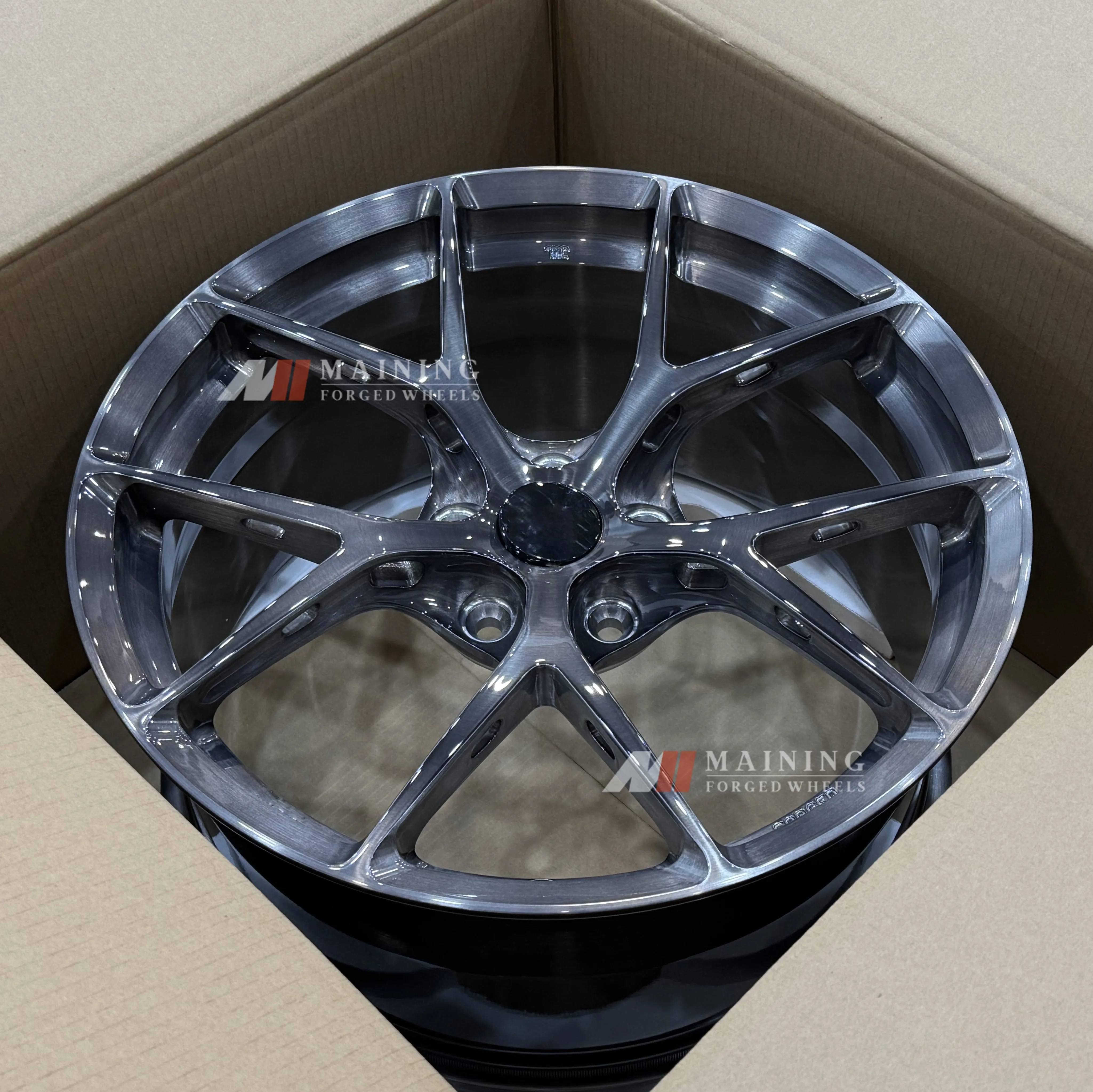 عجلات MN مزورة باللون الأسود Fi R لسيارات BMW M2 F80 E92 M3 Porsche 911 991 GT3 5x112 5x120 جنوط سبائك المنافسة المخصصة