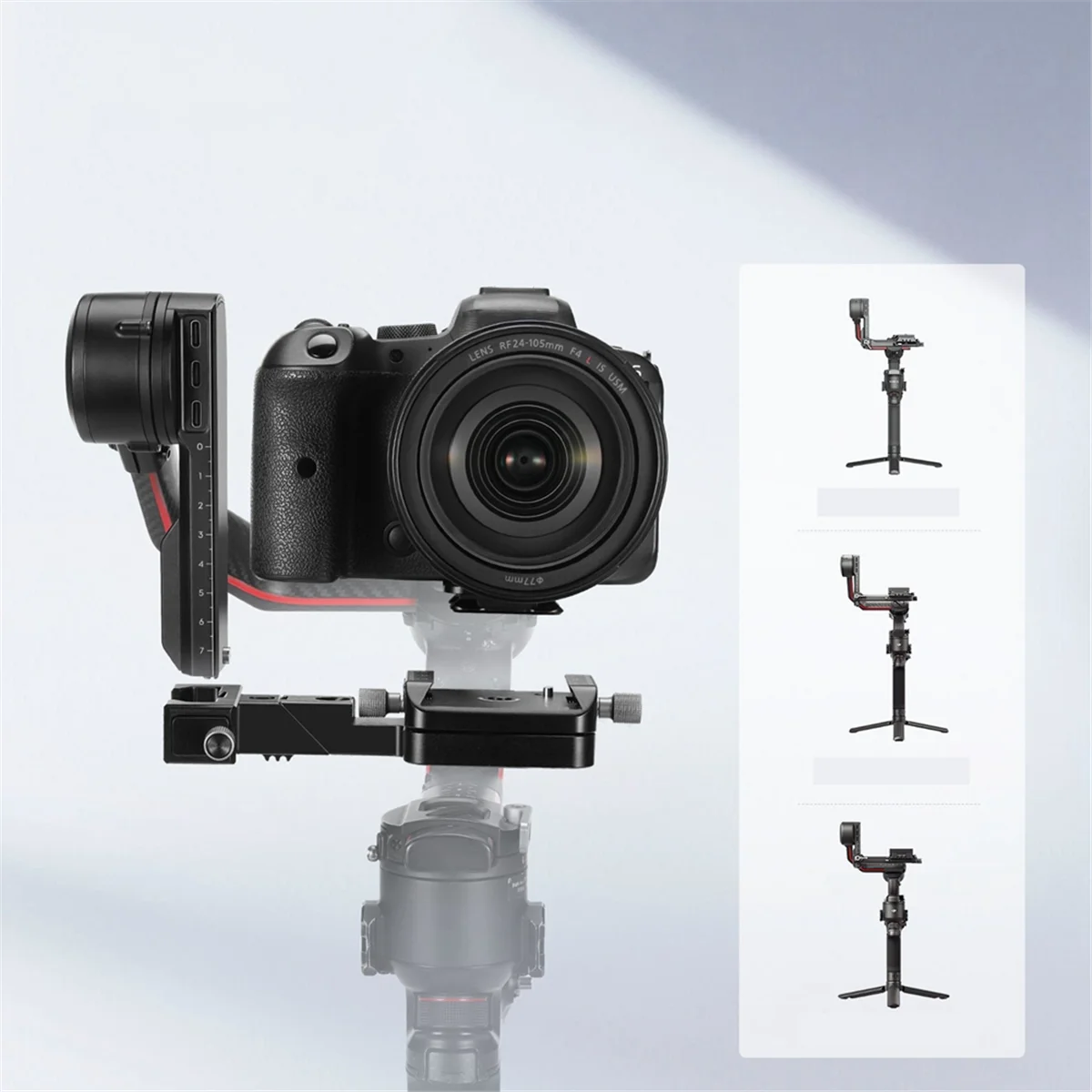 لوحة التبديل السريع لتركيب الكاميرا العمودية لملحقات كاميرا Ronin RS3 Pro RS 3 RS 2 Gimbal