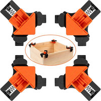 4pcs Fast Adjustable Spring Clamps For Woodworking Professional 90 Degree Corner Woodwork tools DIY Cabinet Assembly Photo Fram