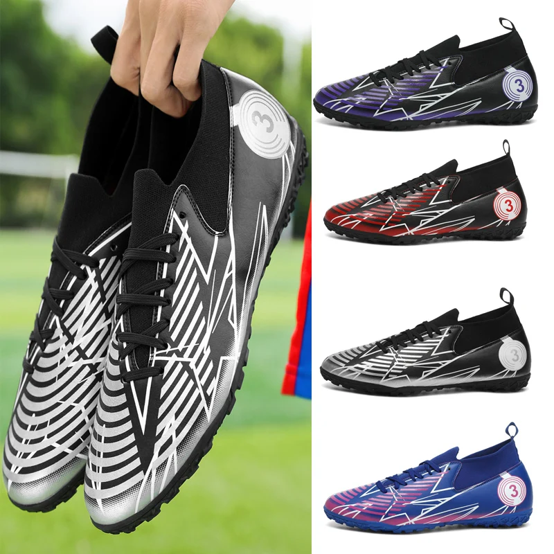 

IFIKK Men’s Soccer Boots Turf Soccer Shoes Professional Low-Top Breathable Athletic Football Boots Indoor Outdoor