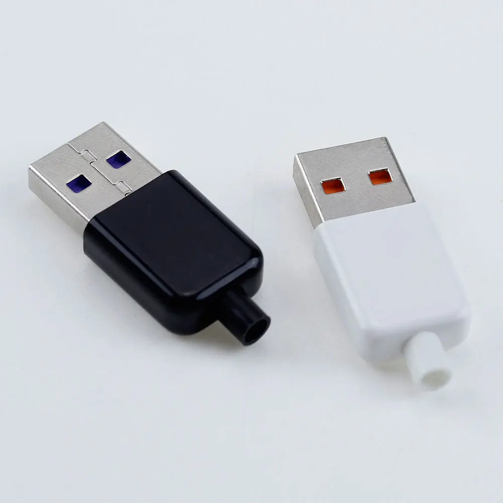 for USB charging head repair accessories 5A high current USB soldered DIY charging head 4P three piece set