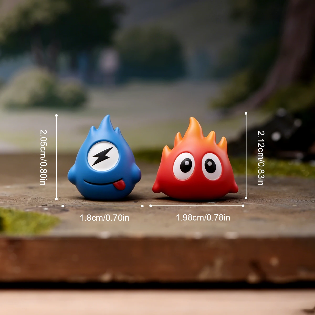 Niedliche Ornamente, bunte Mini-Cartoon-Figuren, Mini-Dekorationen, 3D-Figuren, Innendekoration für den Schreibtisch, Auto-Innenausstattungszubehör – Detail 1
