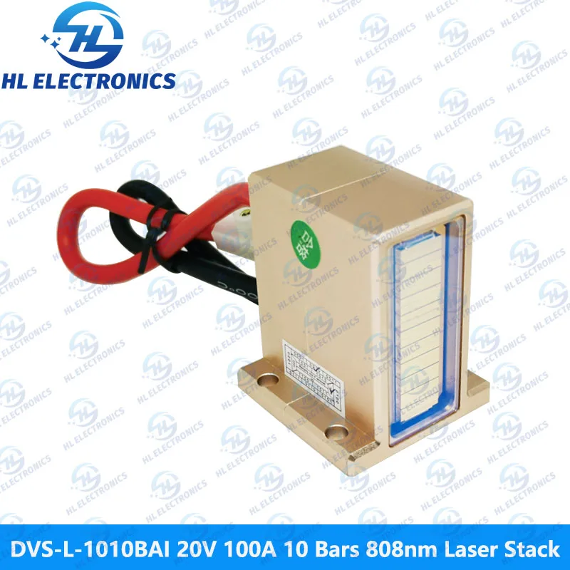 DVS-L-1010BAI 20V 100A 10Bars 1000W 808nm Laser Stack for Hair Removal Machine