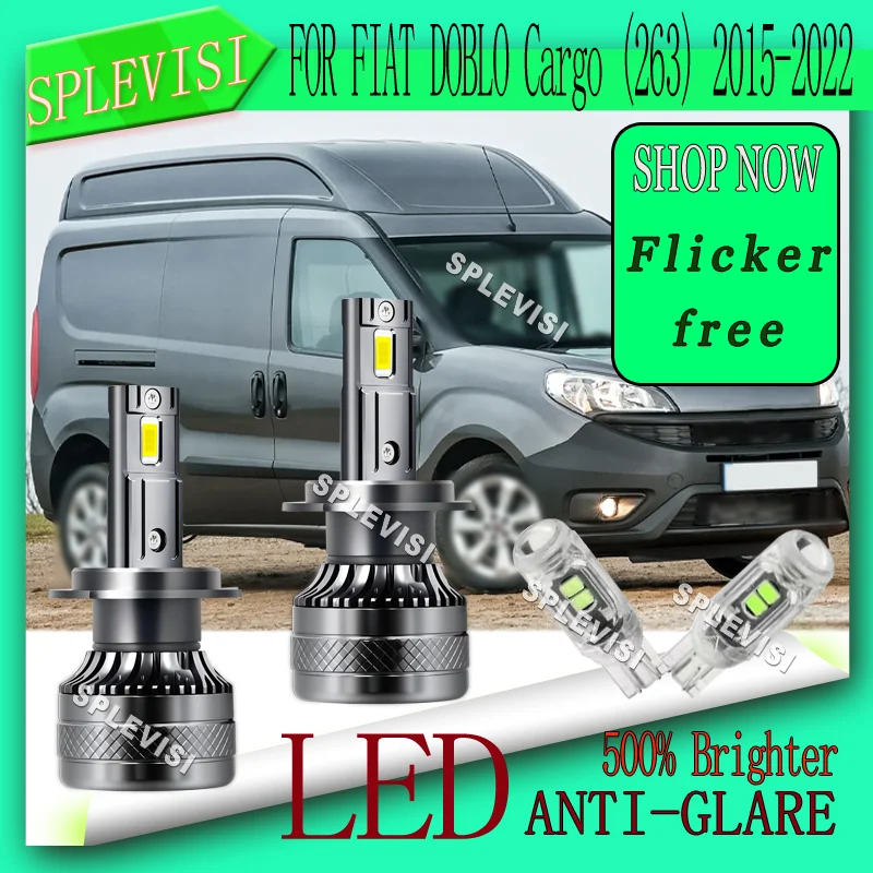 

Night Safety Enhanced 20000LM H7 Cooling FansLow Beam Lights For FIAT DOBLO Cargo (263) 2015 2016 2017 2018 2019 2020 2021 2022