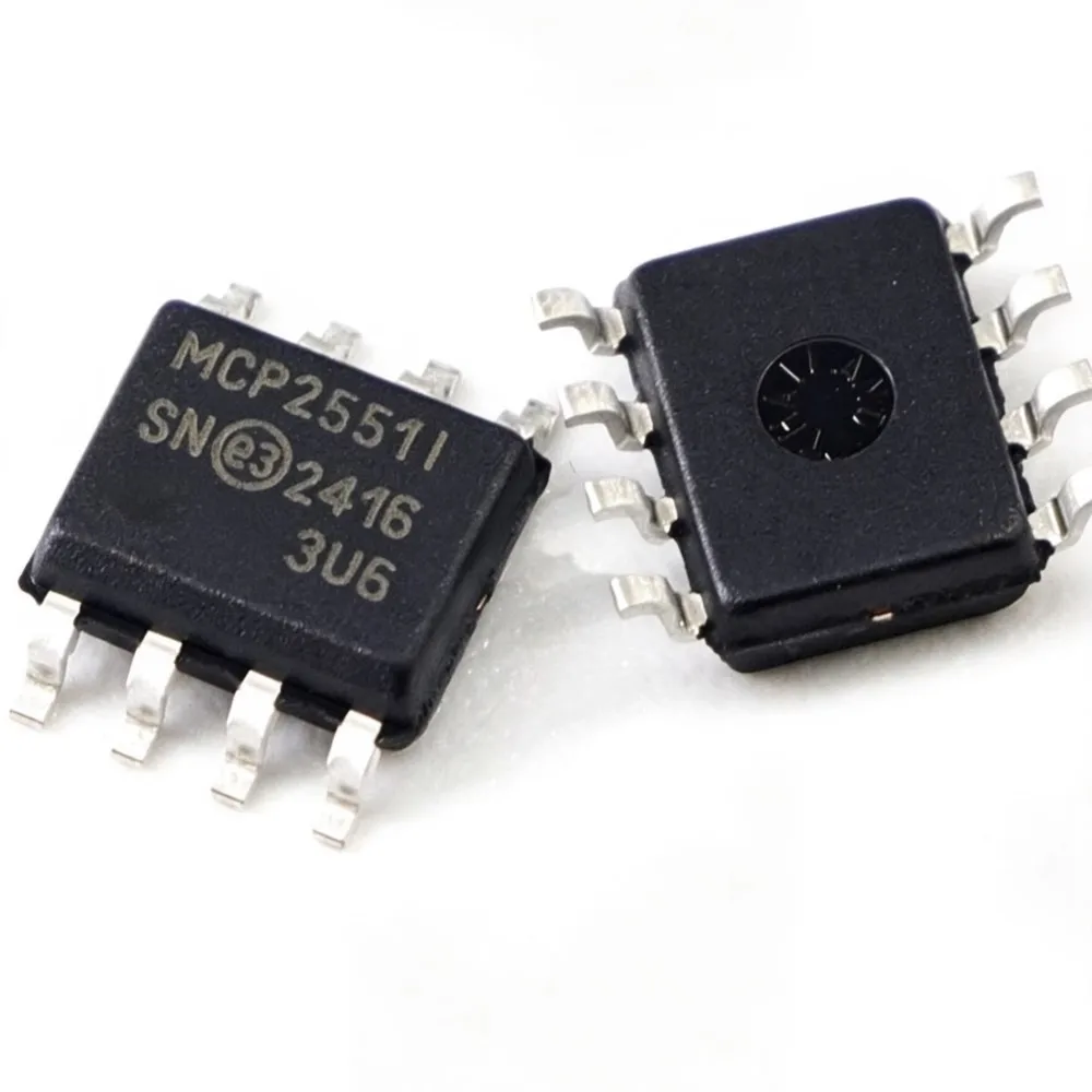 5PCS MCP6241-E/SN MCP2551-I/SN MCP6H01-E/SN MCP6H02-E/SN MCP6002-E/SN 24LC00-I/SN SOIC-8