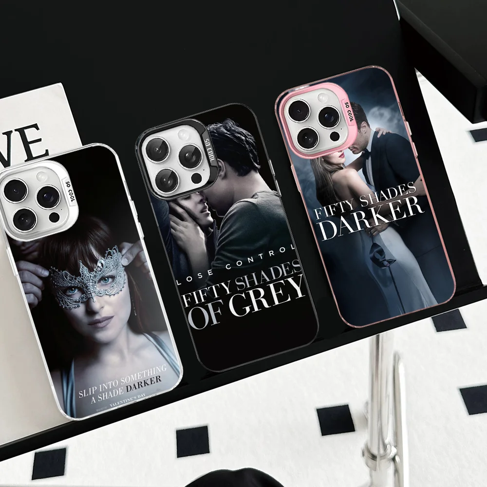 Fifty Shades Darker of grey freed Luxury Unique Design Phone Case For iPhone 16 15 Pro Max X Plus Matte Shockproof Back Cover