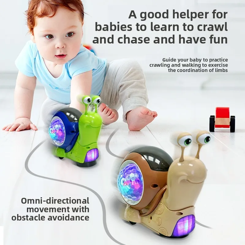 لعبة تجنب العوائق الأوتوماتيكية الجديدة للأطفال على شكل حلزون للسفر العالمي، صوت ممتع وخفيف الوزن #3