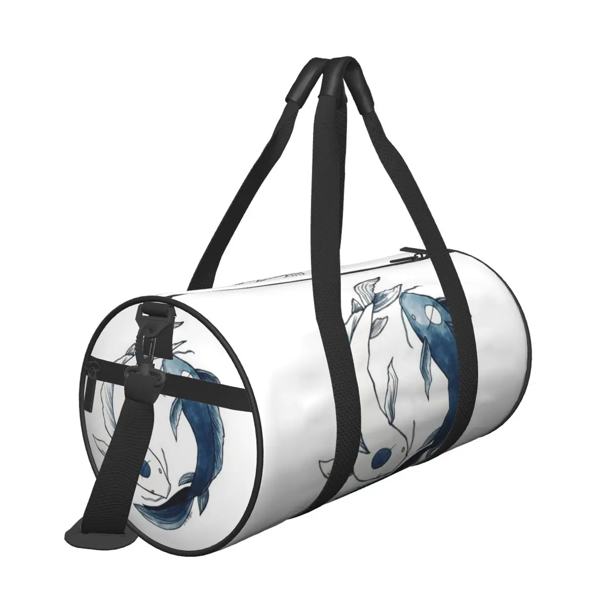 Gran oferta: Bolsa de viaje Tui And La - Yin Yang Koi, bolsa de viaje familiar para vacaciones en la playa