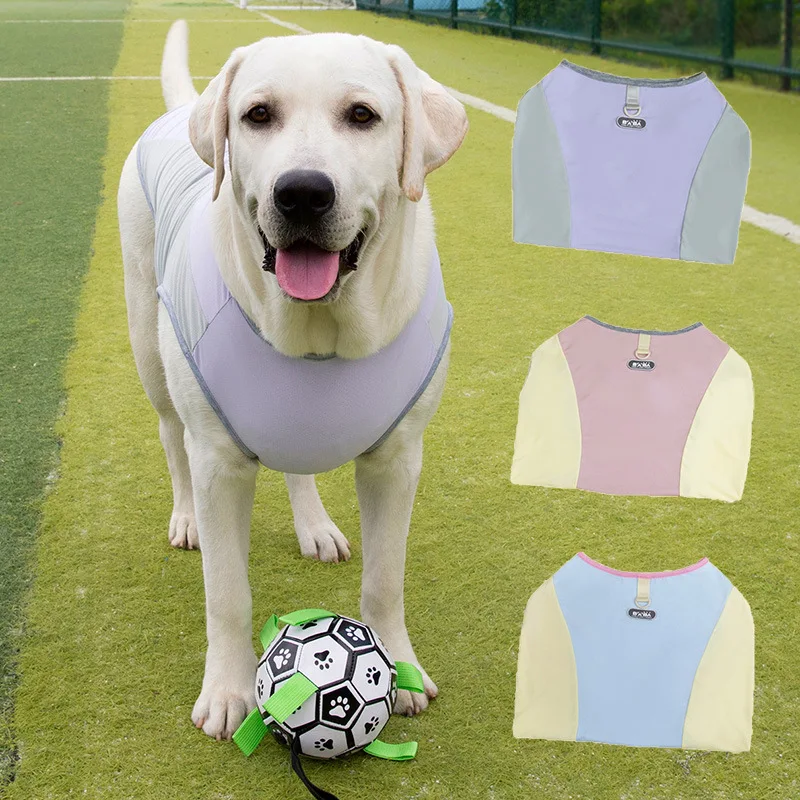 

S-5XL Big Dog Clothes Pet Thin Sunproof Outift Breathable Vest T-shirt for Small Medium Large Dogs Breathable Pet Clothing