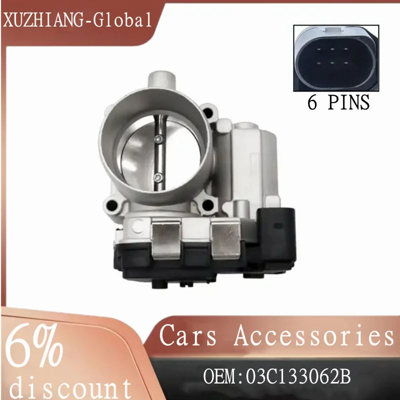 

03C133062B New Electronic Throttle Body For VW Ibiza Polo 1.2 1.4 1.6 Body Acceleration A2C59511702