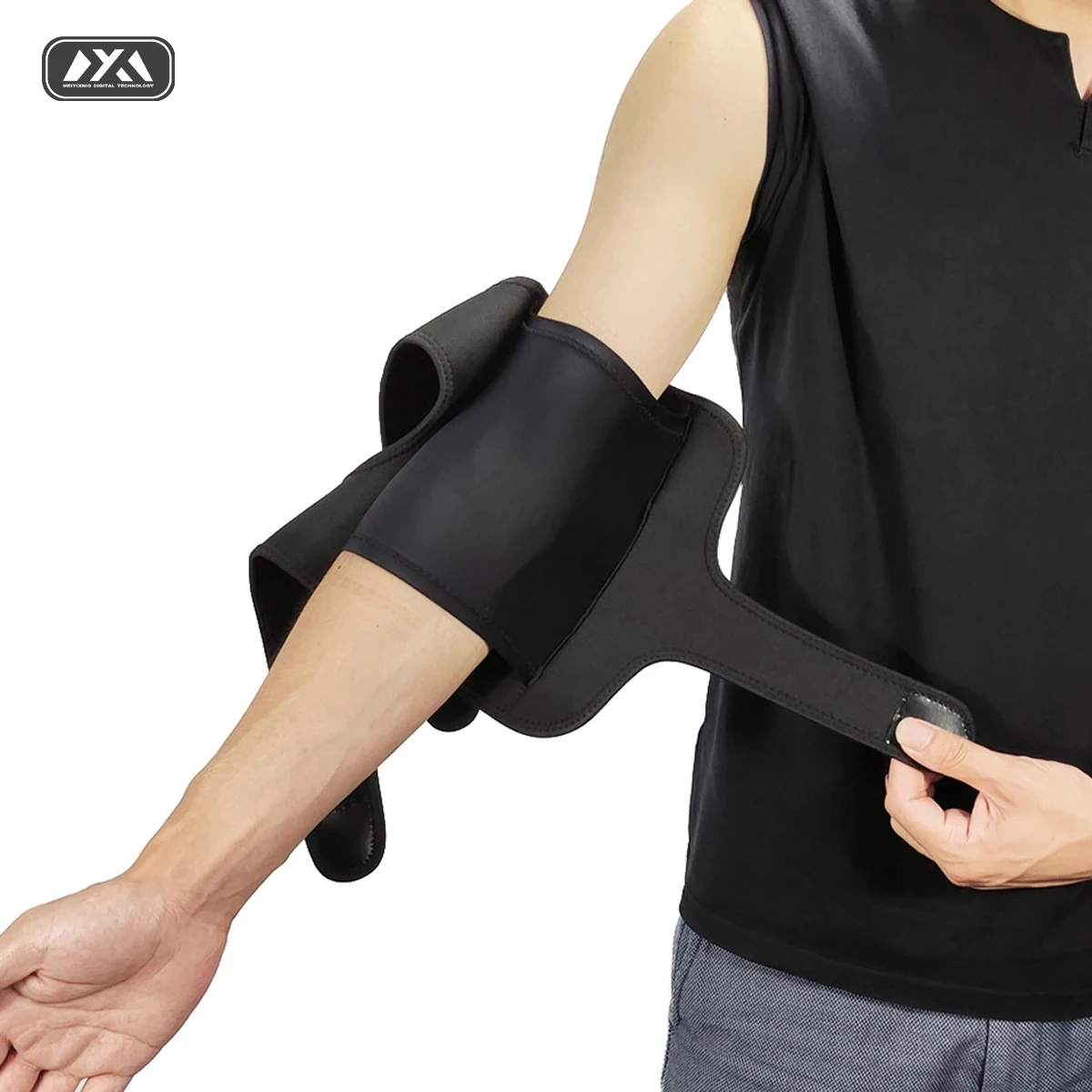 1Pcs Elbow Brace Night Elbow Sleep Support Stabilizer With 2 Removable Metal Splints For Cubital Tunnel Syndrome Tendonitis
