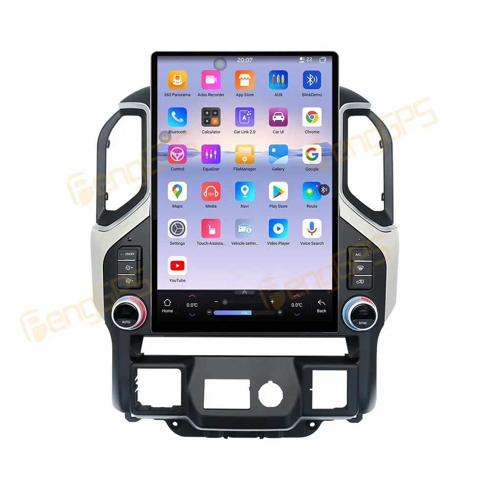 15.6 Inch Android 14 CarPlay Car Radio Touch Screen Multimedia Player Navigation for Chevrolet Silverado GMC SIERRA 2019-2022