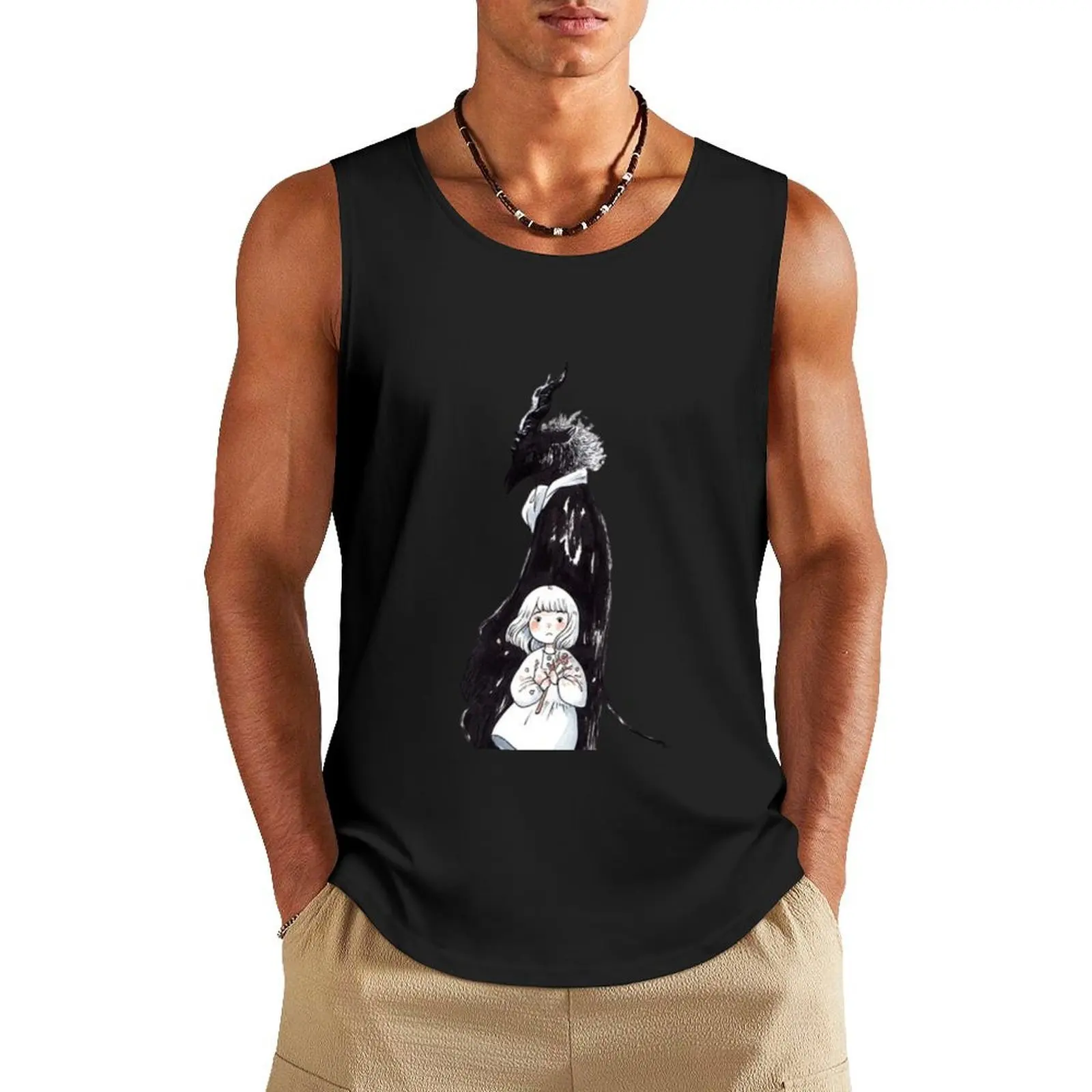 

girl from the other side Tank Top cotton t-shirts man Man clothes for gym Men's summer t-shirt