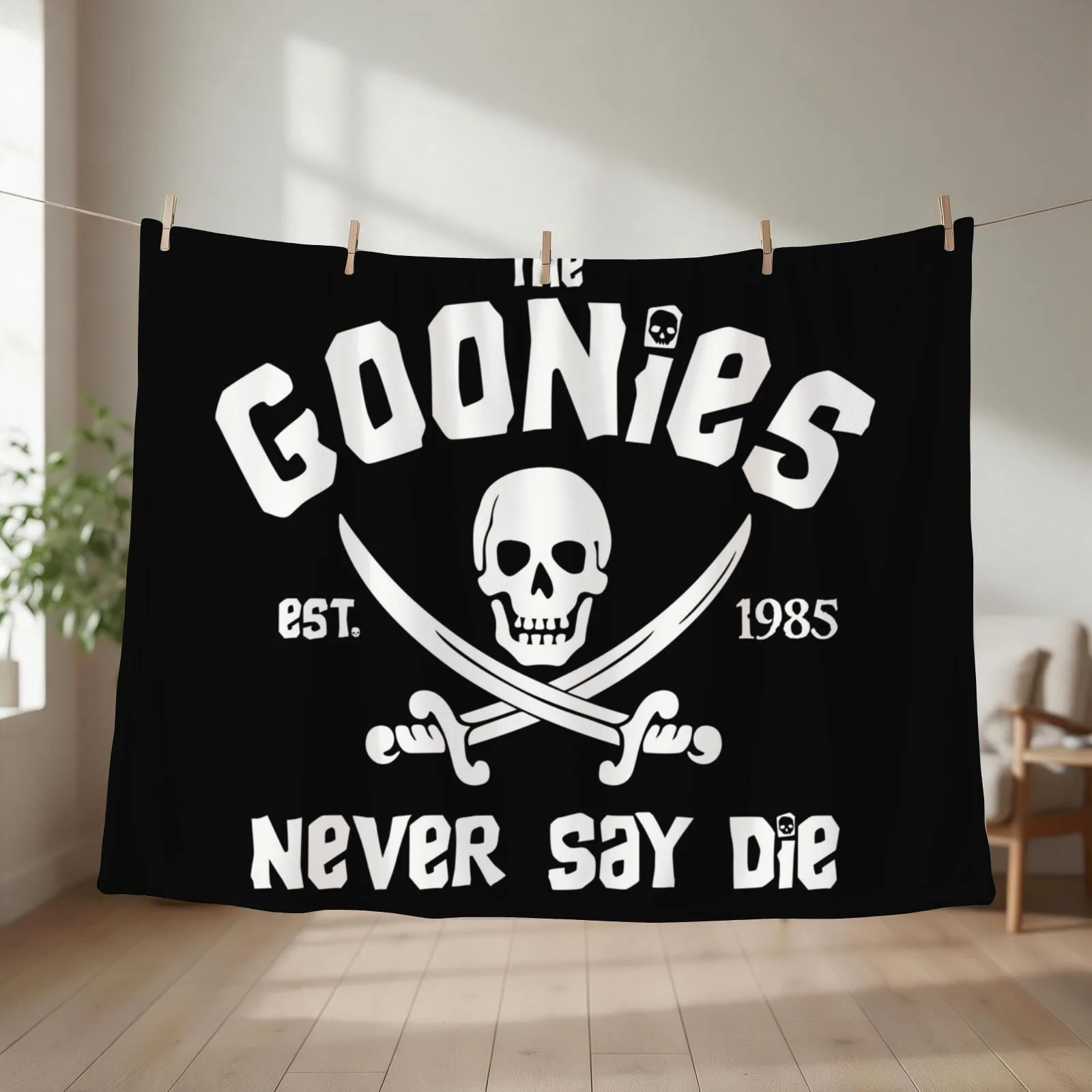 The Goonies Throw Blanket couch cozy soft plush fuzzy picnic outdoor blanket