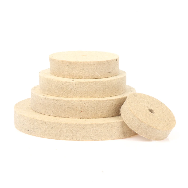 75-200mm Wool Polishing Wheel Buffing Pads Angle Grinder Wheel Felt Polishing Disc For Metal Marble Glass Ceramics