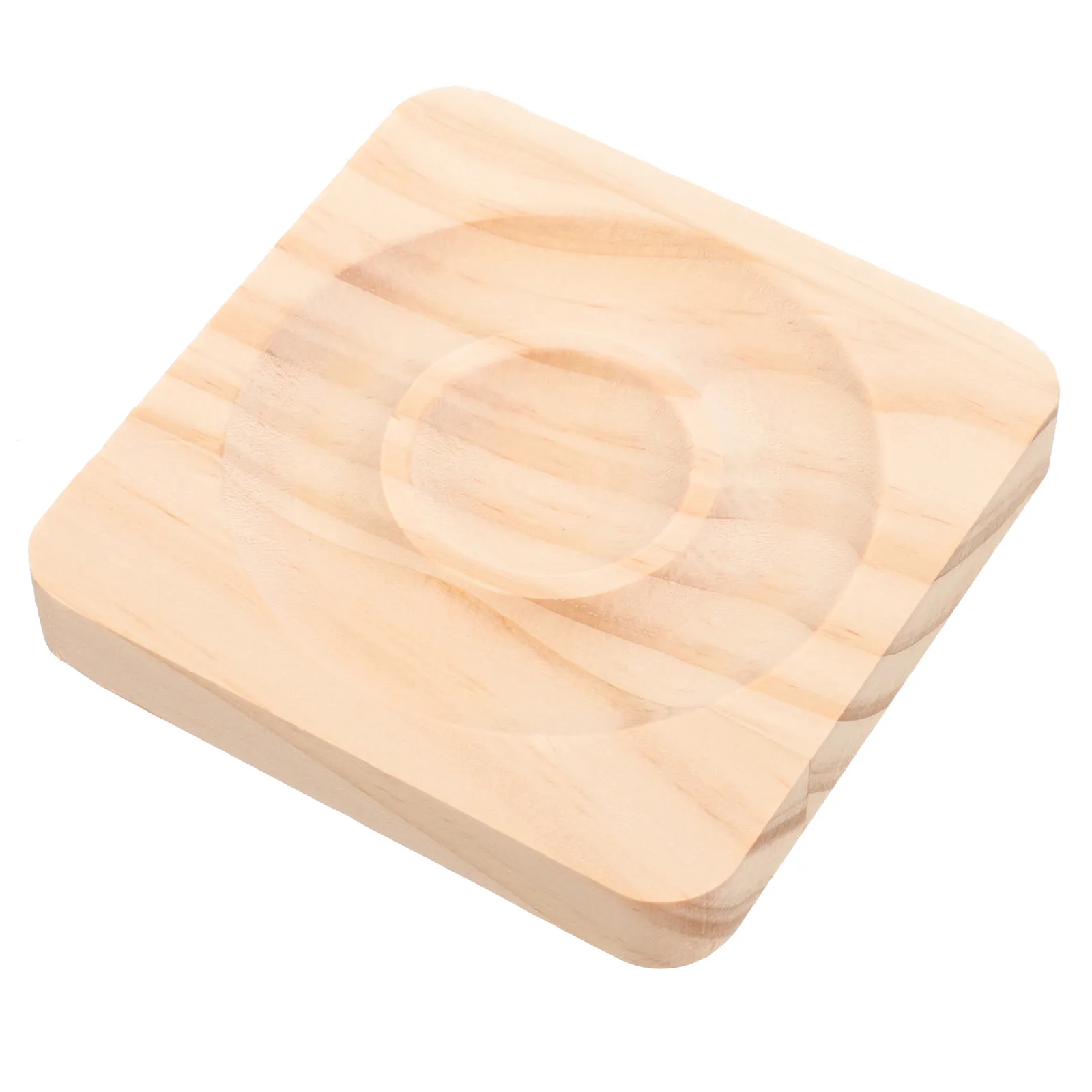 

Деревянный квадратный лоток для демонстрации ювелирных браслетов: компактный, легкий, с гладкой поверхностью, для браслетов с бусинами