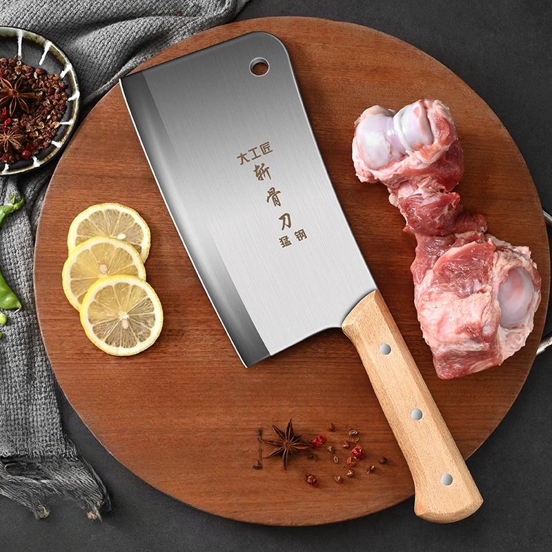 

Specialized bone cutting knife, commercial butcher, heavy-duty bone cutting knife, household bone cutting artifact