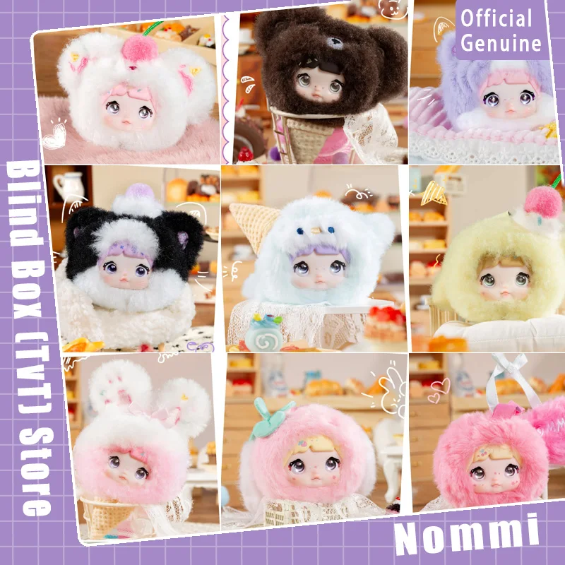 

New Genuine Nommi 100% Sweetness Series Blind Box Dessert Chef Kawaii Vinyl Dolls Ornaments Decorated Pendant Girl Mystery Gifts