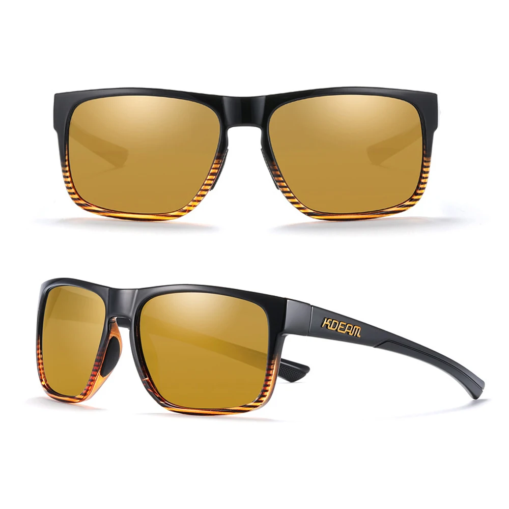 Lunettes de soleil polarisées pour femmes, lunettes de soleil de sport de plein air, lunettes à monture carrée classique, lunettes de cyclisme, UV400, nouveau