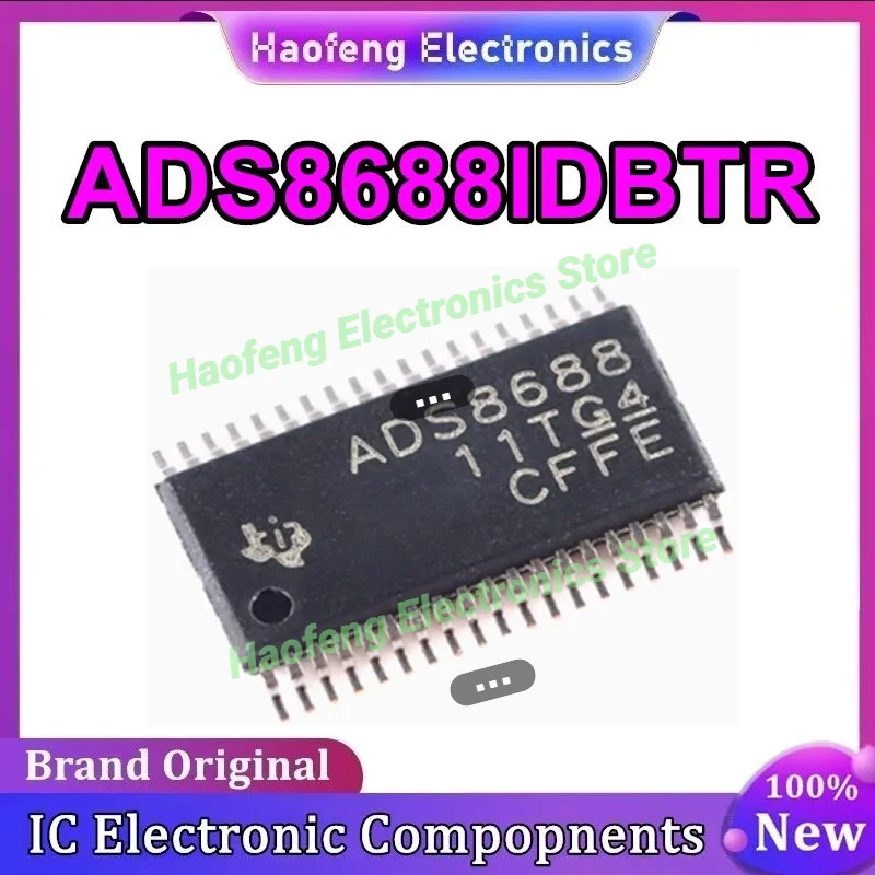 

5PCS ADS8688IDBTR ADS8688 TSSOP-38 16 bit analog-to-digital converter IC chipset New in stock