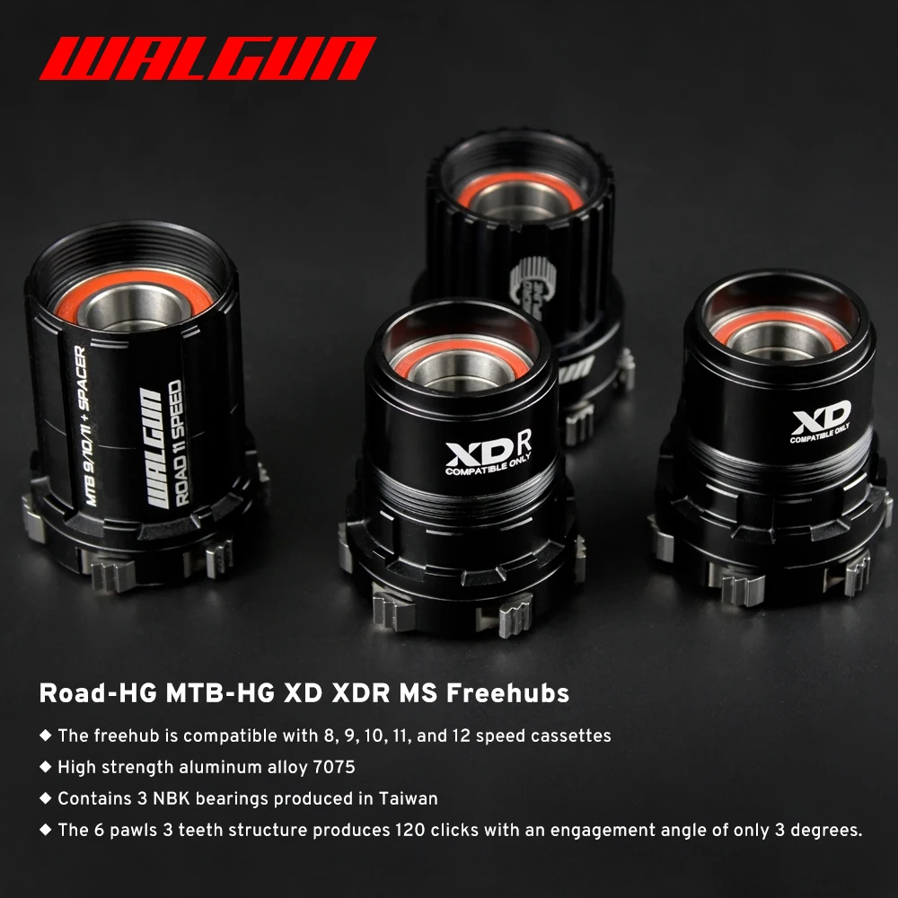 الطريق/MTB دراجة محور الجبلية Tronadora Masses 32 ثقوب 6 Pawls HG XD MS XDR 8-12 سرعة Freehub مختومة تحمل محاور الدراجة الأمامية الخلفية