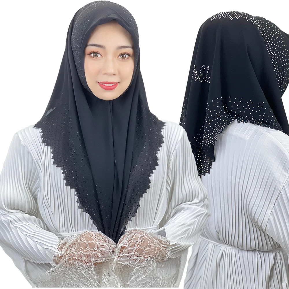 Hồi Giáo Khăn Trùm Đầu 8 Màu Sắc Chất Lượng Đồng Màu Vuông Khăn Trùm Đầu Hijab Hồi Giáo Hijab Nữ Ủi Hijab Phụ Kiện Tháng Ramadan