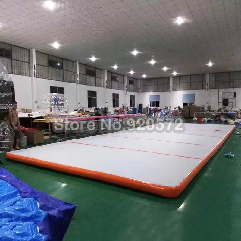 3x3X0.3m Ait Track Big Size Cheerleading Gym Mat Air Floor Inflatable Air Tumble Track For Sale Free Printing LOGO