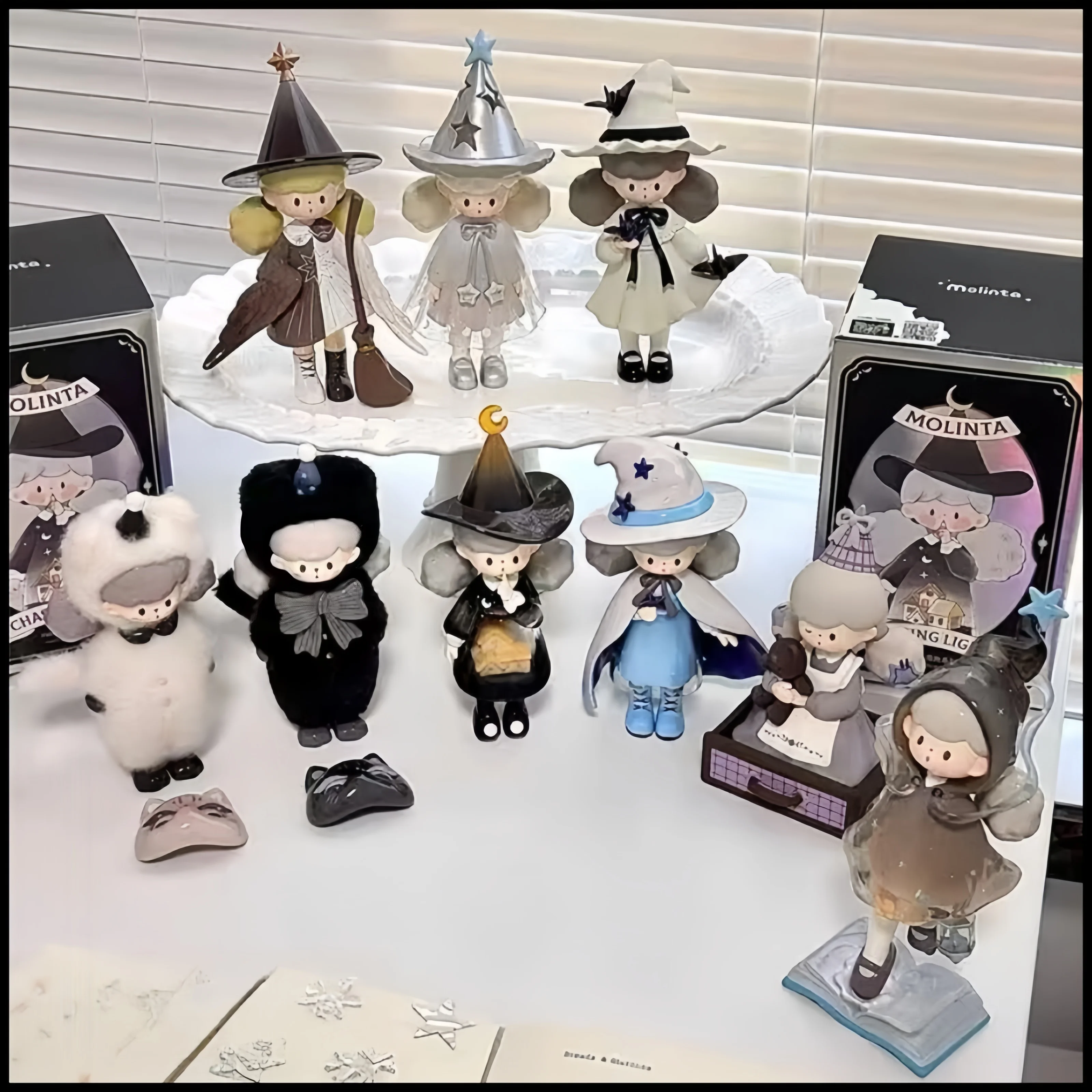 

Новая серия Molinta Chasing Light, слепая коробка, модная загадочная коробка-сюрприз, коллекция кукол, украшение для рабочего стола, подарки на день рождения, игрушки