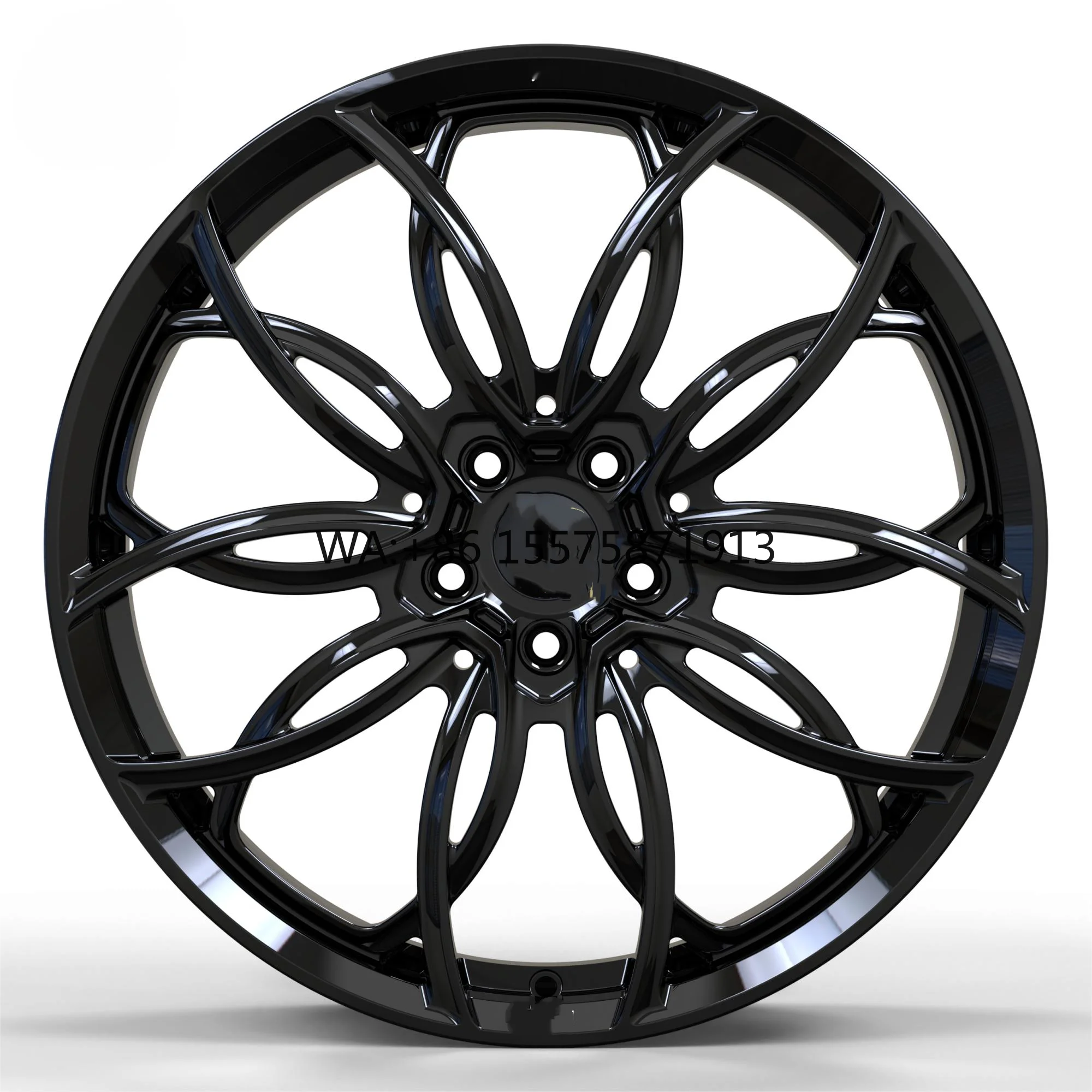 

Professional New Polished Forged Aluminum Alloy Wheels 5x115/114.3/130/120 PCD 40mm 25mm 30mm Car Rims
