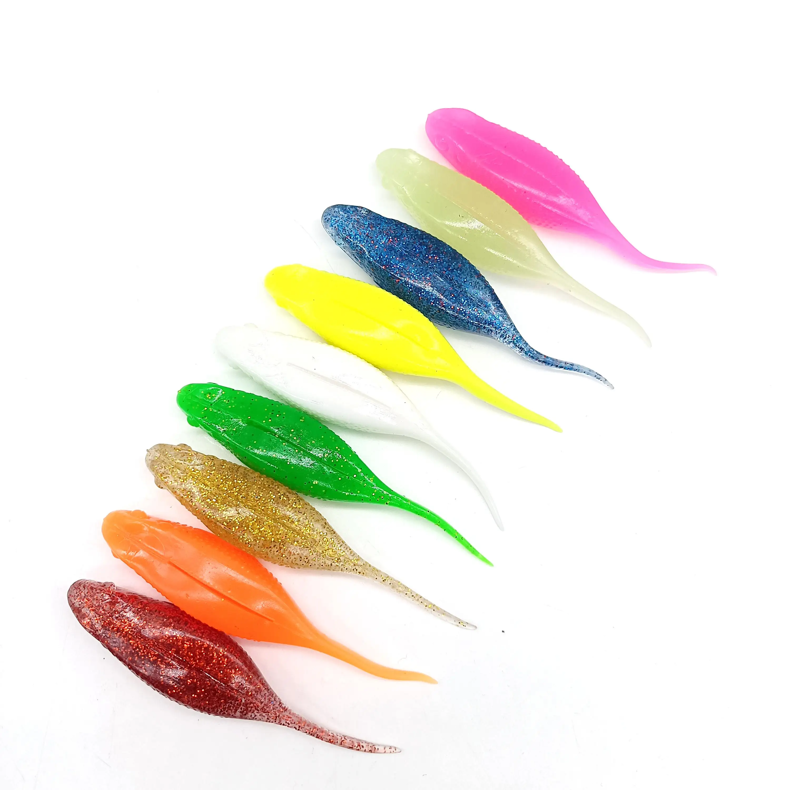 DUODUOYU 2PCS TPE Floating Big tadpole soft Fishing lure 12.5g/105mm Jig Wobblers Artificial Swimbaits Fishing Tackle