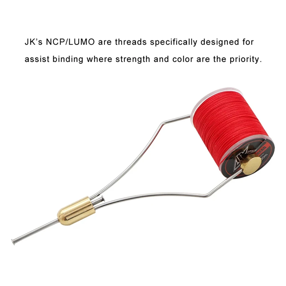 100M Fishing Rod Guide Winding Thread Fly Tying 150D Multicolor Hand-made Wire Ring Fasten Line DIY Accessory Fishing Tools